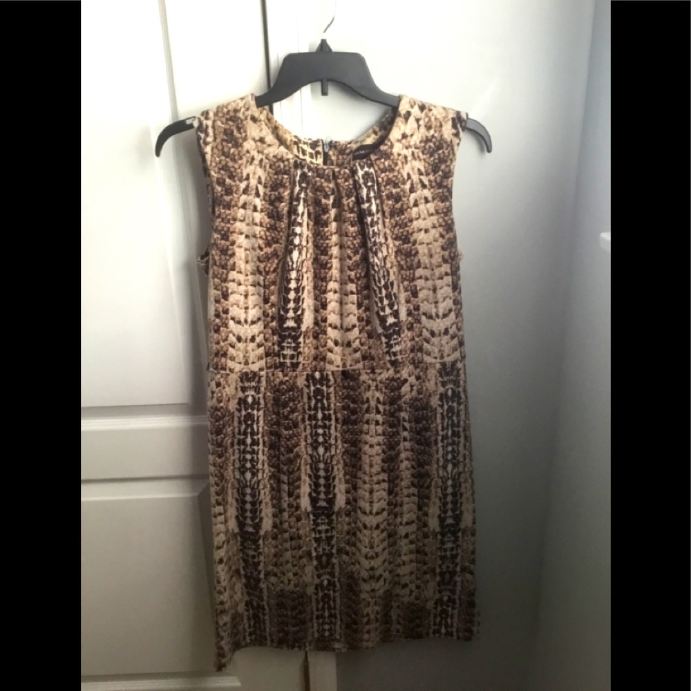 Animal print dress